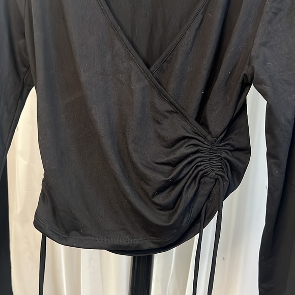 Long Black Sleeve Top - Picture 3 of 4